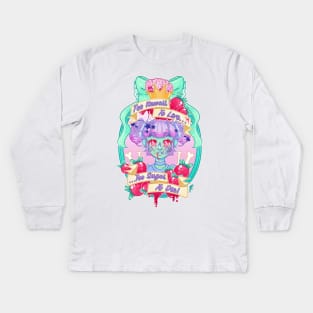 Kawaii Zombie Kids Long Sleeve T-Shirt